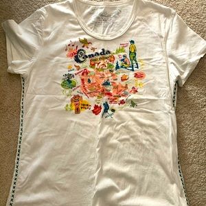 ROOTS Canada x Catstudio vintage T-shirt